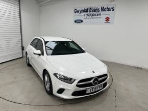 MERCEDES-BENZ A CLASS 2019 (19) at Gwyndaf Evans Dolgellau