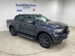 FORD RANGER 2021 (21) at Gwyndaf Evans Dolgellau